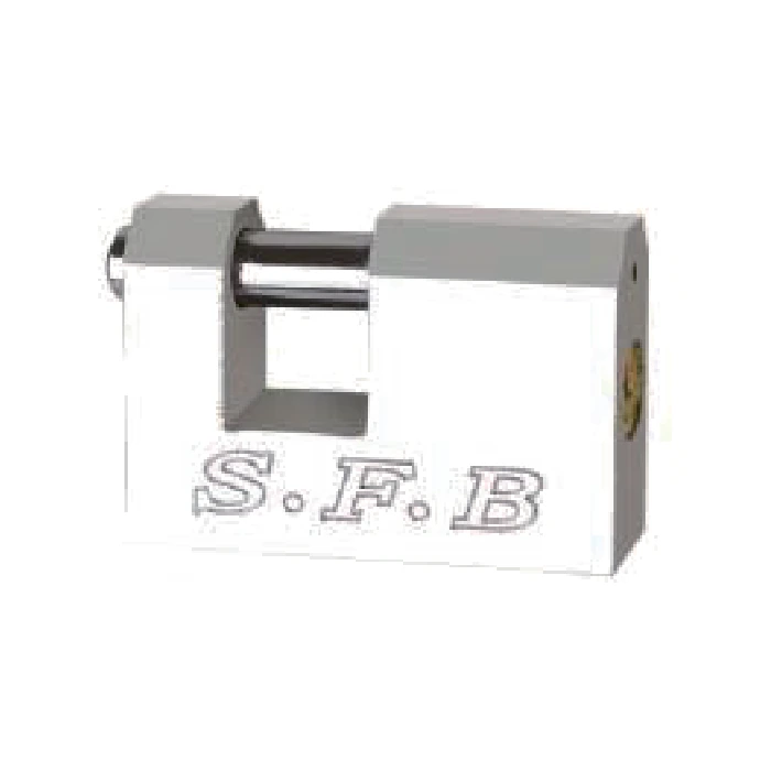 Rectangular padlock - supplied SFB product image