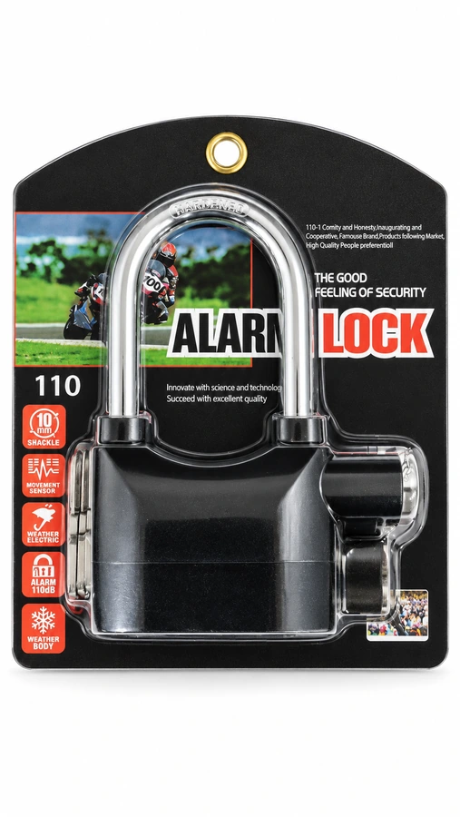 Black lock with card pack - supplied SFB product image